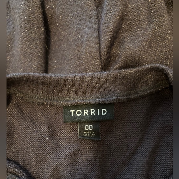 TORRID Plum Sweater With Sparkles - Picture 4 of 4